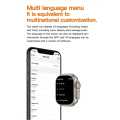 T800 Ultra Smart Watch Series 8 - Bluetooth Call Smartwatch with Heart Rate and Sleep Monitoring. 