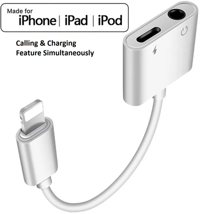 EZone%208-Pin%20to%203.5mm%20Audio%20Headphone%20Jack%20Adapter%202-in-1%20for%20iPhone%20and%20iOS%20Devices%20-%20Image%205