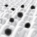 10Pcs Air Conditioning Filters Wind Outlet Cover Self-Adhesion Cuttable Air Conditioner Purifying Filter Net 40X35cm. 