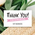 50 Pcs Thank You For Your Order Card Praise Labels For Small Businesses Decor For Small Shop Gift Packet. 