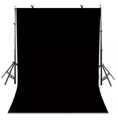 Black Photography Backdrops Chromakey Seamless Paper for Video Background Screen Chroma Key Backdrop 5x9ft Sheet Only. 