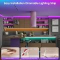 RGB Led Lights for Bedroom 5050 15 feet Led Strip Lights RGB LED Strip Color changing Flexible Rope Lights with Remote Control Best Quality RGB Led Strip Light for Home Decoration Complete kit with 12V Adapter. 