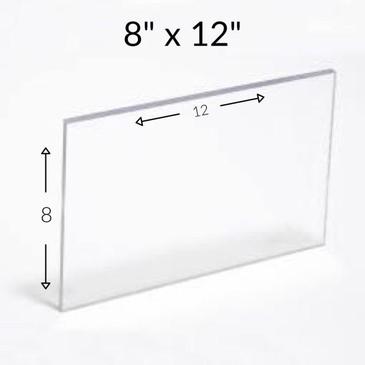 Acrylic sheet. 2 mm clear plexiglass cast acraylic sheet for glass painting, artists, DIY display art and craft projects