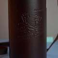 1500-ML- Gold Stainless Steel Water Bottle With Leather Pouch Insulated Double Wall Flask Hot And Cold High-Quality Imported Collection. 