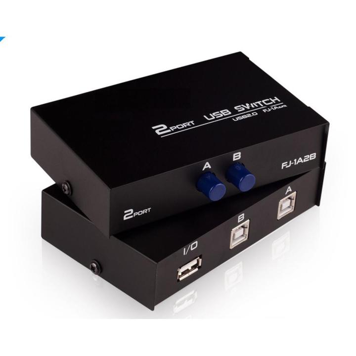 Usb 2.0 printer Sharing Switch Switcher Usb Hub Adapter 2pc and 1 printer, data switch, 2port switch for printer MIT