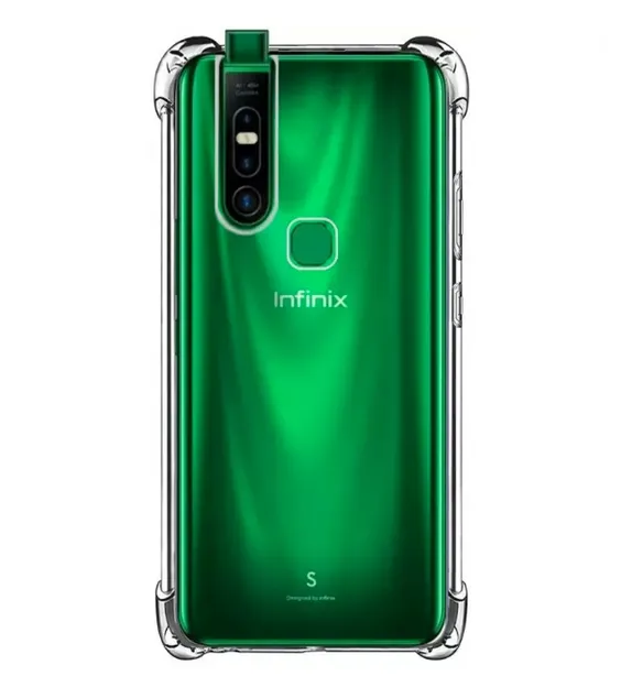 For%20Infinix%20S5%20Pro%20Shockproof%20Airbag%20Anti%20Shock%20Resistant%20Clear%20View%20Transparent%20Silicone%20Back%20Cover%20-%20Image%203