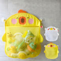 Baby Bath Toys Cute Duck Mesh Net Toy Storage Bag Strong With Suction Cups Bath Game Bag Bathroom Organizer Water Toys For Kids. 