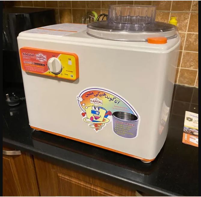 Dough Maker Machine - Flour Kneader Machine - Ata gondnay wali machine - 3.5 Litter Capacity - White۔AE-900A - Dough Maker - White