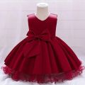 Fancy net and kattan silk frock with cancan | Frock for Baby Girls in Multicolor- 1 yr to 12 yr kids party dress. 