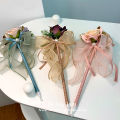 Good-looking Rose Flower Pen Graduation Bouquet Birthday Gift for Girls Teachers Teacher's Day Practical Gift Flower Pen. 