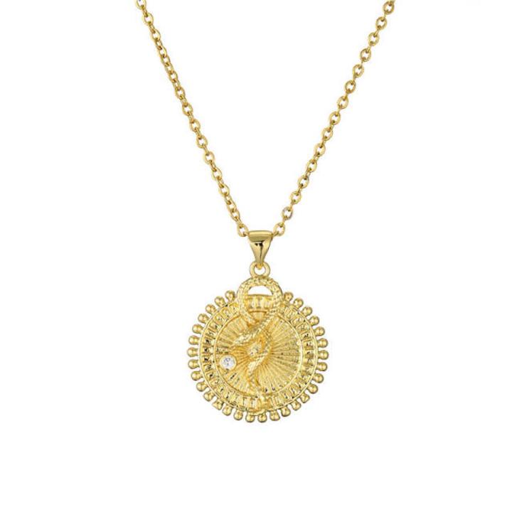High Quality Gold Chain Stainless Steel Necklace Fashion Women Cute Snake Pendant Neckalce Wholesale