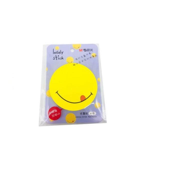M&G lovely stick - Fancy Designs Sticky Notes - 76x76 - YS-160 - Smiley face