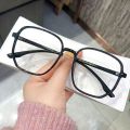 2021 new glasses women's Korean black frame glasses women's anti blue light spectacles frame fashion eyewear. 