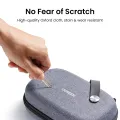 UGREEN Travel Case Gadget Bag Small Portable Electronics Accessories Organizer Travel Carry Hard Case Cable Tidy Storage Box Pouch with Double Layer Double Zipper Snap Hook Carrying Strap. 