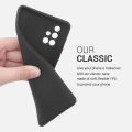 Samsung Galaxy A51 Soft Silicon Matte Back Cover Protective Phone Case, Black. 