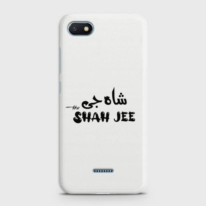 Xiaomi Redmi 6A Cover - SkinLee HQ Hard Case - Caste Name Shah Jee Customized Cover - SKINLEE-681-1-401-262