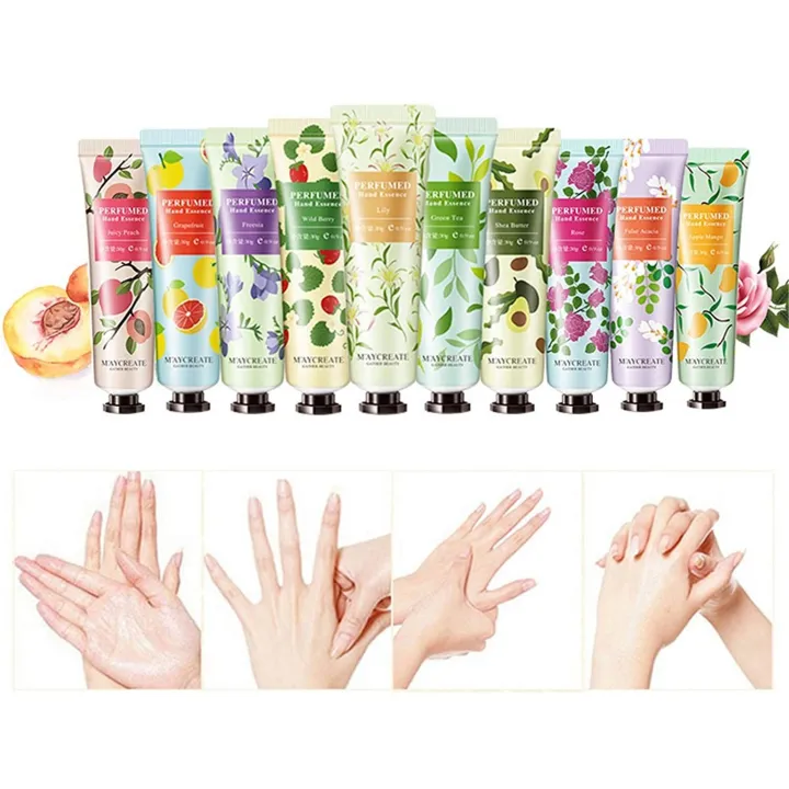 Meidian%20Flower%20Fragrance%20Hand%20Cream%205%20pcs%20set%20-%20Image%203