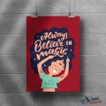 Always believe in magic Vintage posters for room Aesthetic posters. 