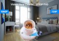 Full HD Wifi 1080P Bulb Holder Camera Mini Security Camera with Video Recording Watch Live 24 Hours White | 128GB Card Sported. 