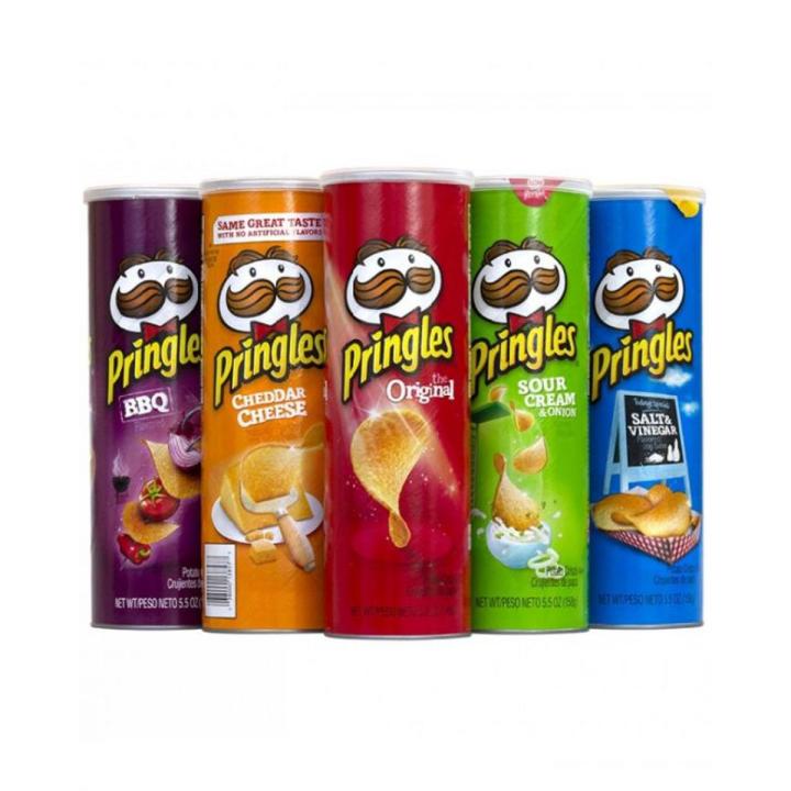 Pringles Original Potato Chips, 165g - Pack of 3