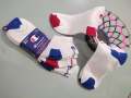 Men's 3-Pack Double Dry Moisture Wicking No Show Ankle Socks. 
