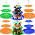 Brand New 3 Tier Cake Fruit Plate Stand Handle Fitting Cake Plate Stand Hardware Rod Plate Stand Cake Decorating Tools. 