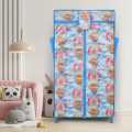 Attractive Folding Cloth Almirah For Kids And Infants Wardrobe 3 Shelves. 