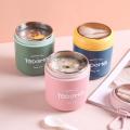 Lock and lock breakfast cup porridge cup insulation lunch box office worker lunch box stainless steel 304 lunch box student portable. 