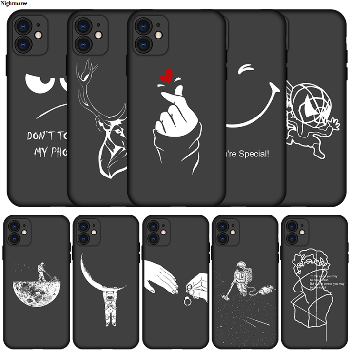 【Nightmaree】Cute Cartoon Custom Case For OnePlus One Plus one+ one + 5T 7 7T 8 8T 9 9R 10 10R 10T R T Pro 5G Fashion Back Silicone TPU Cover