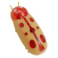Electric Insect Cat Toy Cat Escape Obstacle Automatic Flip Toy Battery Operated Vibration Pet Beetle Playing Toy Mini Robot Bugs. 