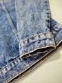Boys Kids Denim Jeans Vintage Jacket Random Wash Premium Brand Export Quality. 