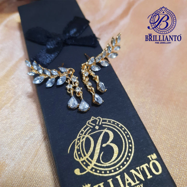 1%20Pair%20Leaves%20Earrings%20For%20Girls%20Simple%20Stylish%20New%20Design%20Korean%20Golden%20Silver%20Crystal%20Stud%20Earrings%20Best%20Gift%20for%20Girls%20-%20Image%203