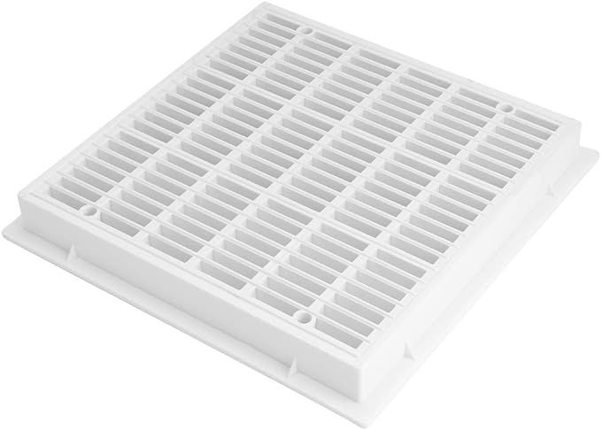 Pool System Flat Pool Square Main Drain Cover, Anti-Suction Safe Pool Drain Cover, Sturdy and Reliable Swimming Pools Accessories White,