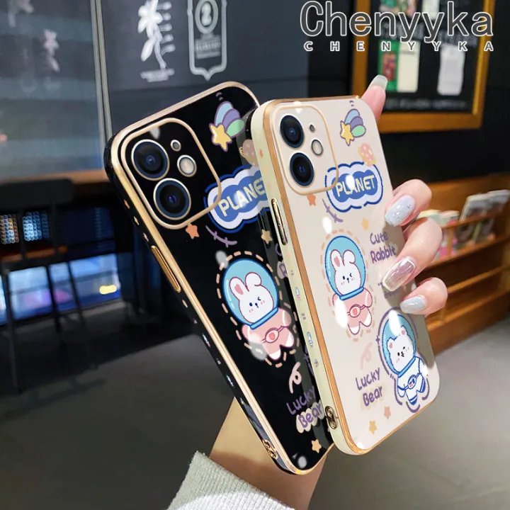 Chenyyka%20For%20vivo%20V17%20V19%20Neo%20V19(Indonesia)%20Case%20Cartoon%20Cute%20Bear%20Rabbit%20Luxury%20Plating%20Phone%20Cases%20Square%20Edge%20Pattern%20Design%20Plated%20Shell%20Camera%20Lens%20Shockproof%20Protection%20Cover%20-%20Image%202