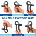 Hand Grip Strengthener, Adjustable Resistance 5 – 60kg, Non-slip Hand Gripper, with Stainless Steel Spring for Strong Wrists, Fingers, & Hands. 