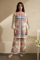 Zellbury Stitched Summer 2 Piece Textured Lawn Kurta Trouser - 2607 Cambric Trouser RTW - Stitched Suit For Women - Dress For Girls - Women Pret - Summer '1.0 - Essential Pret Collection-2026. 