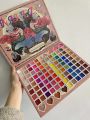 Eyeshadow Palette, Rainbow Colors Makeup Eyeshadow Palette, Professional High Pigmented Matte Glitter Makeup Pallet, Waterproof Long Lasting Colorful Eye Shadow Powder. 