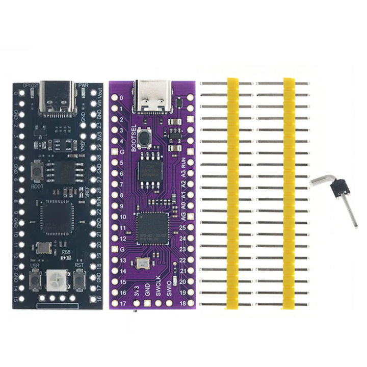 2 Stuks RP2040 Core Board Type-C USB-C Dual-Core Arm Processor 16MB Voor Raspberry Pi Pico