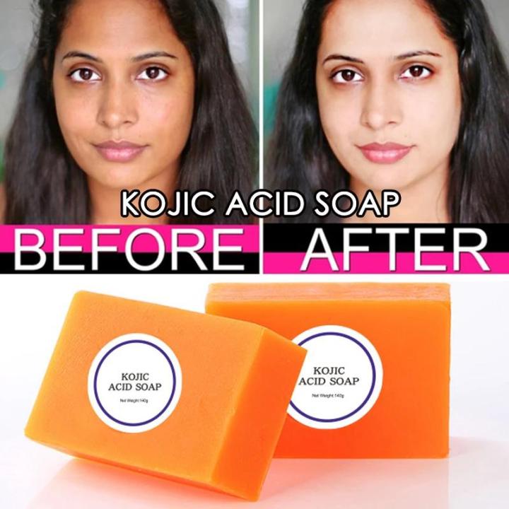 Ko skin whitening soap, hand malic acid soap, dark black gic soap, glutain, made by glycin bleaching and brightening face
