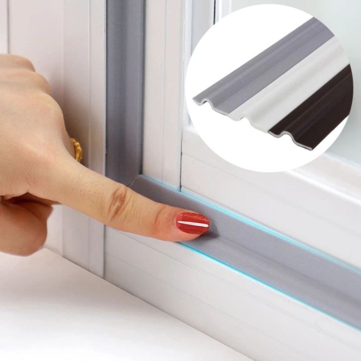 Window Bright Strip New Soundproof Foam Sliding Window Sealing Strip Flexible Anti ...