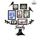 Lifestyle Glory Brand 3D Family Tree With Sparrows Wooden Laser Cutting Wall Art I Wall art I Wall art for room decoration I Wall art for room I Leaves wooden wall art I Wall art for bedroom I Wall art frame I Wall arts. 