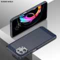 Moto Edge 20 lite Case Bumper Rubber Silicon Carbon Fiber Flexible Protective Cover For Motorola Edge 20 lite. 