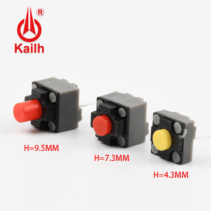 1Pcs Kailh square Silent Micro Switch 4.3mm 7.3mm 9.5mm Tact Switch Wireless Mouse Wired Mouse Button Switch