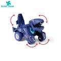 Green Home Transformation Car Dinosaur Vehicle Toy Dinosaur Transformer Truck Inertia Model Toy. 