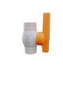 1 INCH PVC Plastic Ball Valve Yellow Handle. 