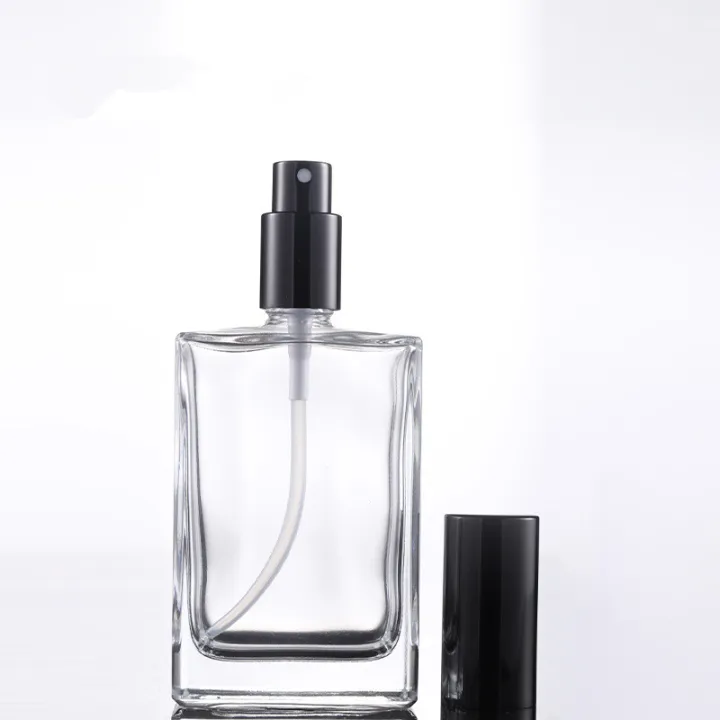 Empty Perfume Bottles ,Elegant design, durable glass, Perfect for perfume storage , Transparent Refillable Liquid Perfume Bottle , Glass Perfume Bottles, available in 30ml/50ml.