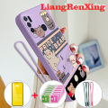 [Free tempered glass] casing Vivo Y30 Vivo y30i Vivo Y50 phone case softcase liquid silicone protector smooth shockproof bumper cover new design cartoon bear rabbit ytmxt01. 