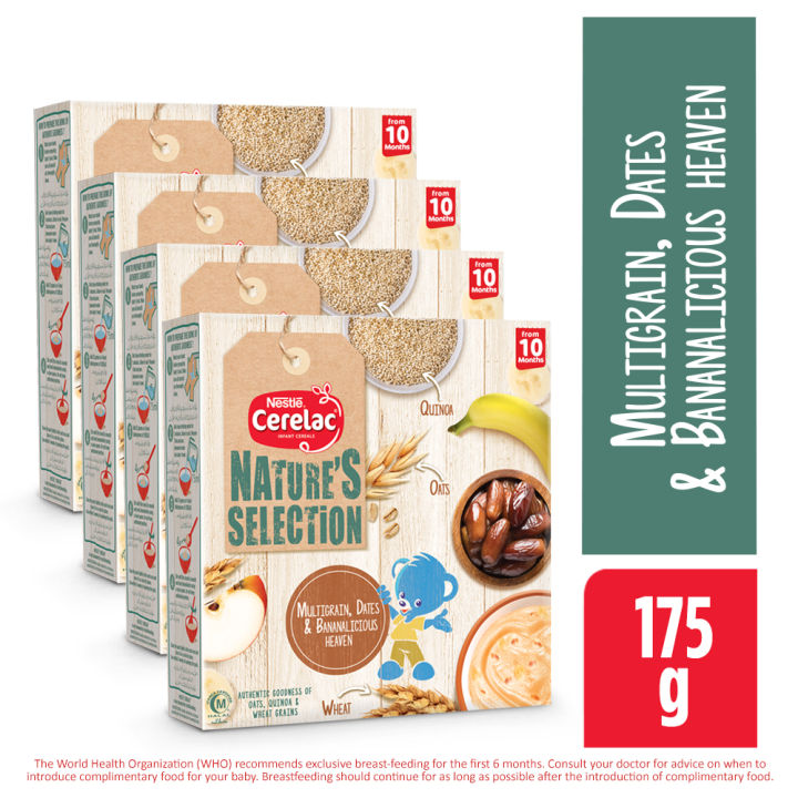 Nestle%20Cerelac%20Nature's%20Selection%20Multigrain%20Dates%20&%20Banana%20(175g)%20Bundle%20of%204%20-%20Image%202