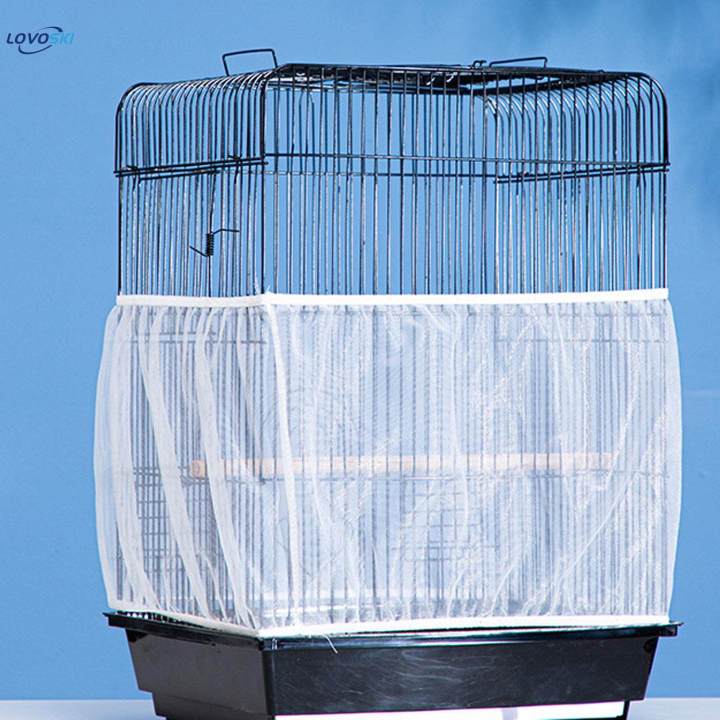 Bird Cage Cover Elastic Soft Birdcage Catcher for acaw Conures Parakeet ... - Elastic Provided Bird Cage Respirators