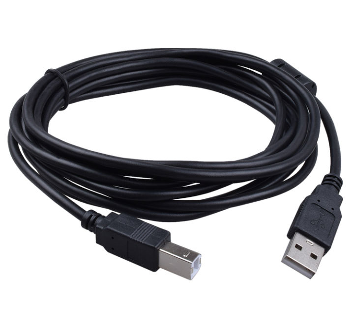 Usb Printer Cable Orignal 100% Brand Stock 1.8 Meter Compatible With Laptop, Scanner, PC, Printer